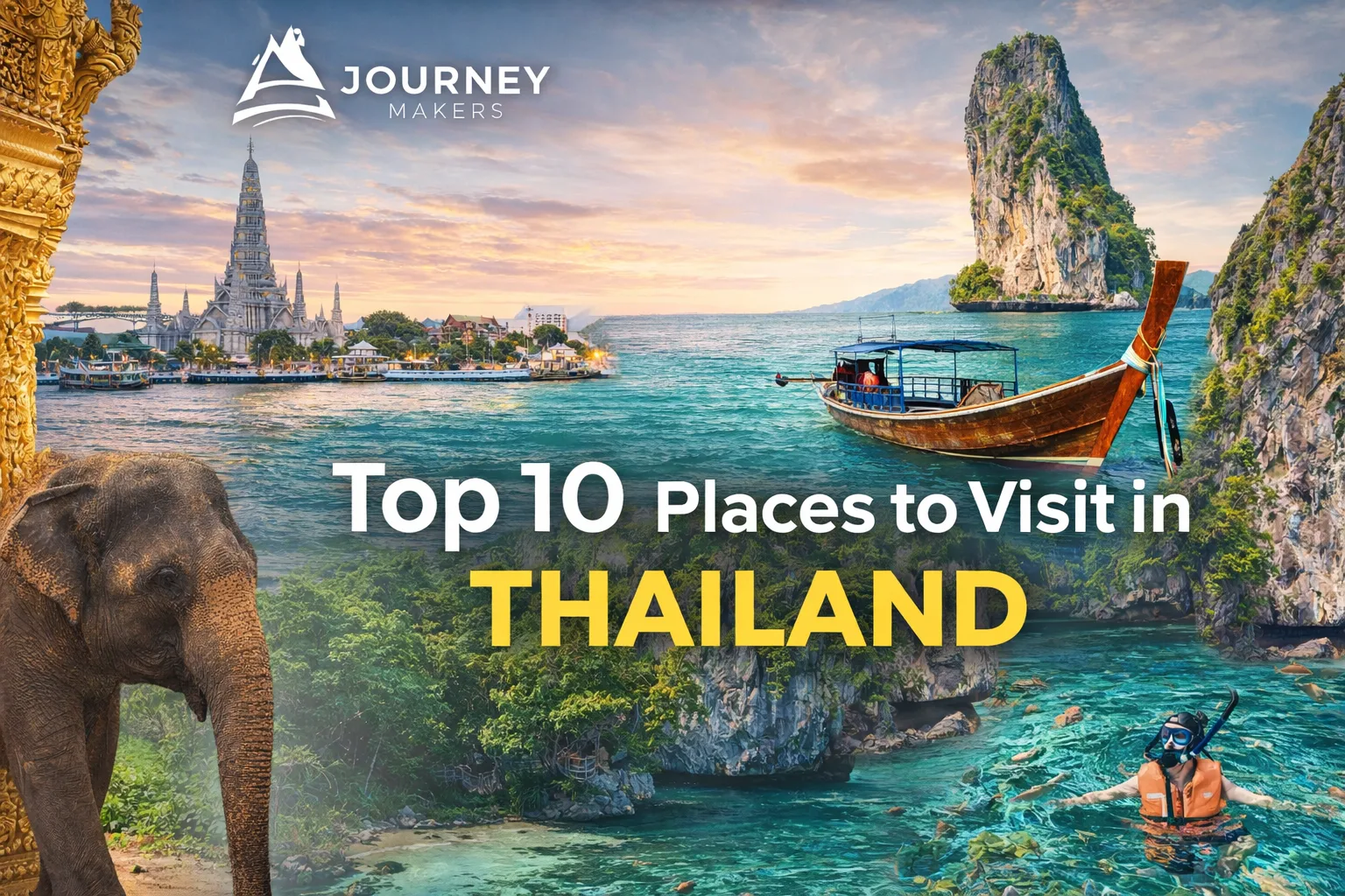 Top 10 Places to Visit in Thailand with Journey-Makers