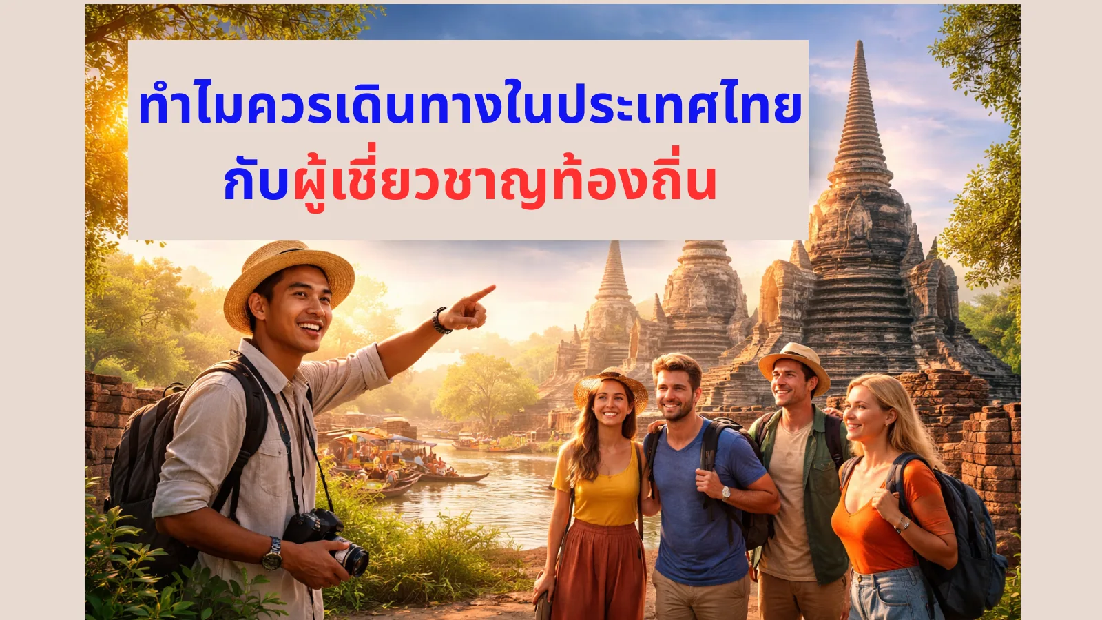 ทำไมควรเดินทางในประเทศไทยกับผู้เชี่ยวชาญท้องถิ่น